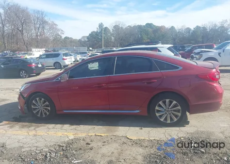 2016 Hyundai Sonata Sport from USA, damaged, VIN 5NPE34AF3GH291596
